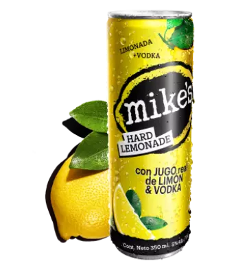 Mikes con jugo real de Limón y Vodka